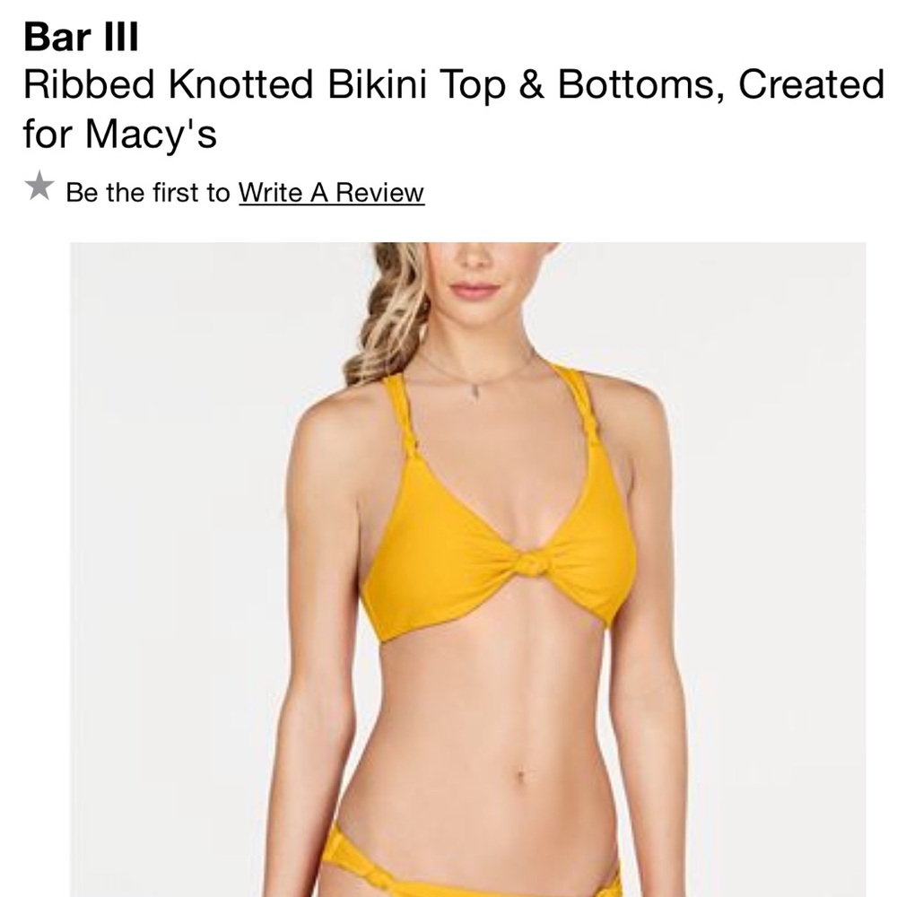 Bar III Swim Top
